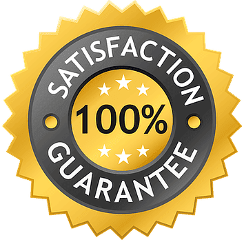 100 percent customer satisfaction badge